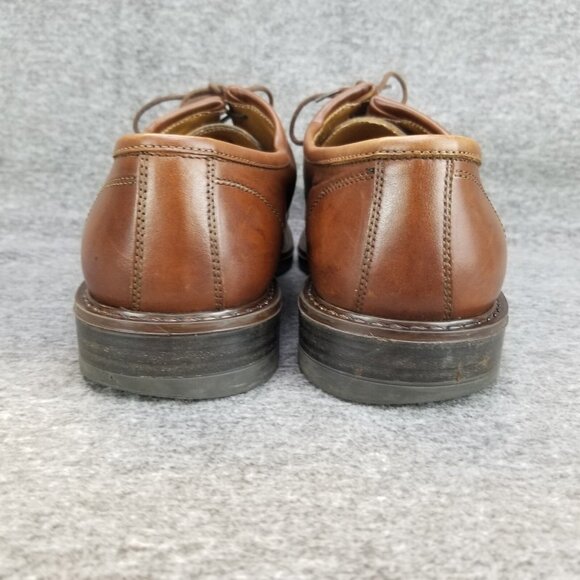 ✅Florsheim Ease Brown Leather Apron-Toe Oxford Business Dress Shoes Men's 9.5M - Picture 8 of 11